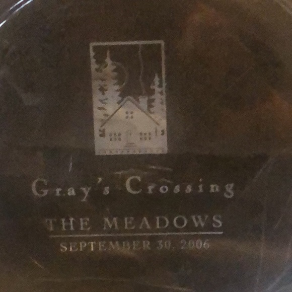 Tiffany & Co lead crystal ice bucket scalloped top 7” by 7” 2006 fall promo - Picture 4 of 6